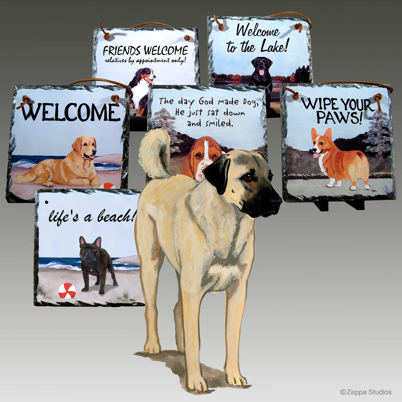 Anatolian Shepherd Slate Signs
