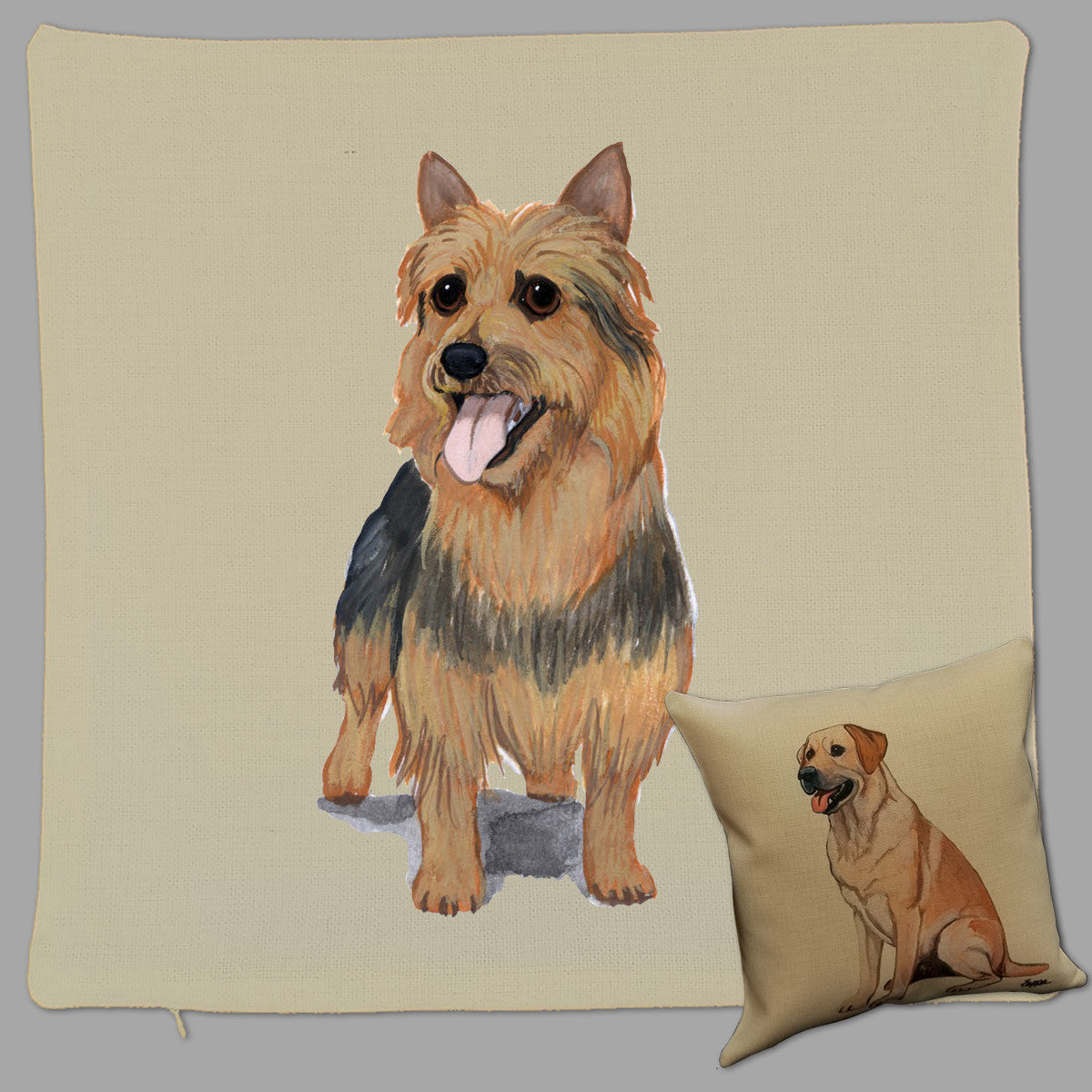 Zeppa Studios Australian Terrier Throw Pillow