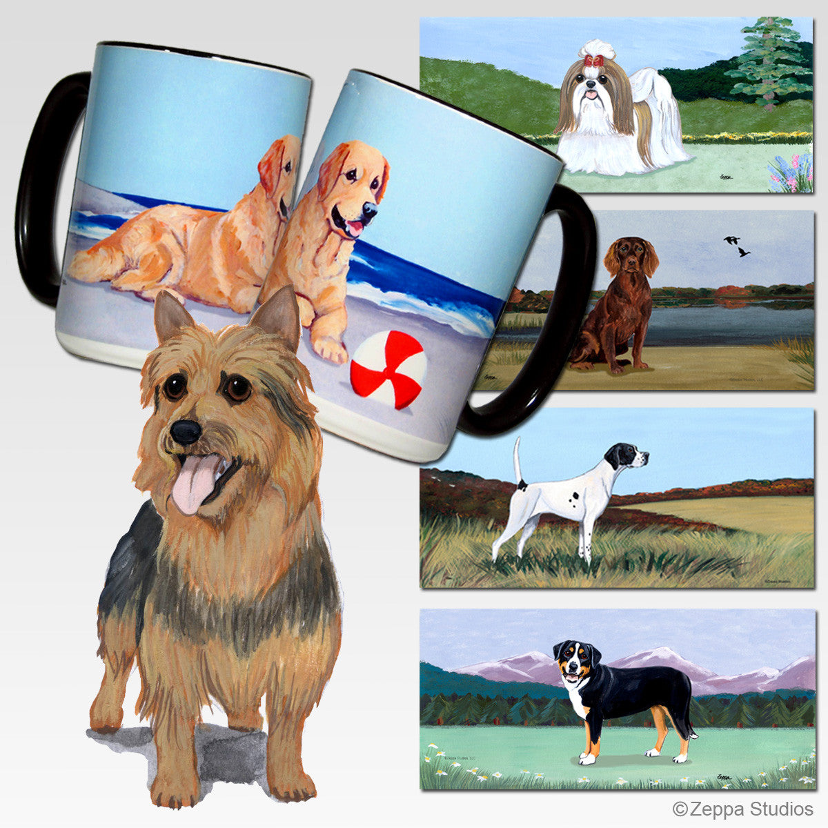 Australian Terrier Scenic Mug