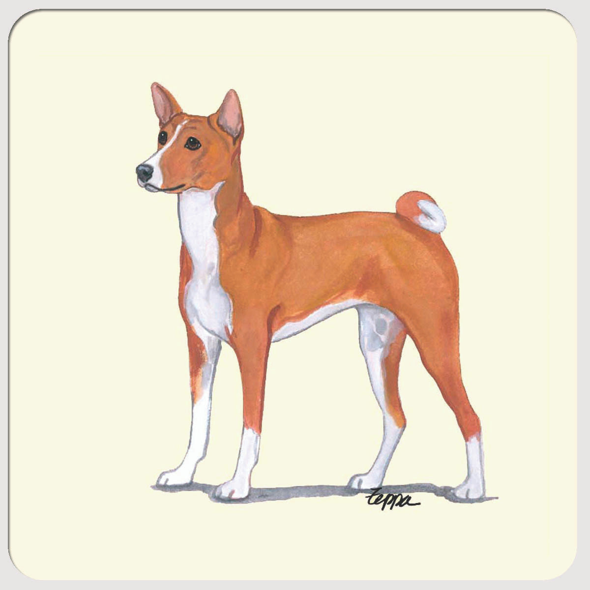 Basenji Beverage Coasters