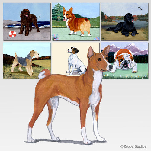 Basenji Scenic Cutting Board