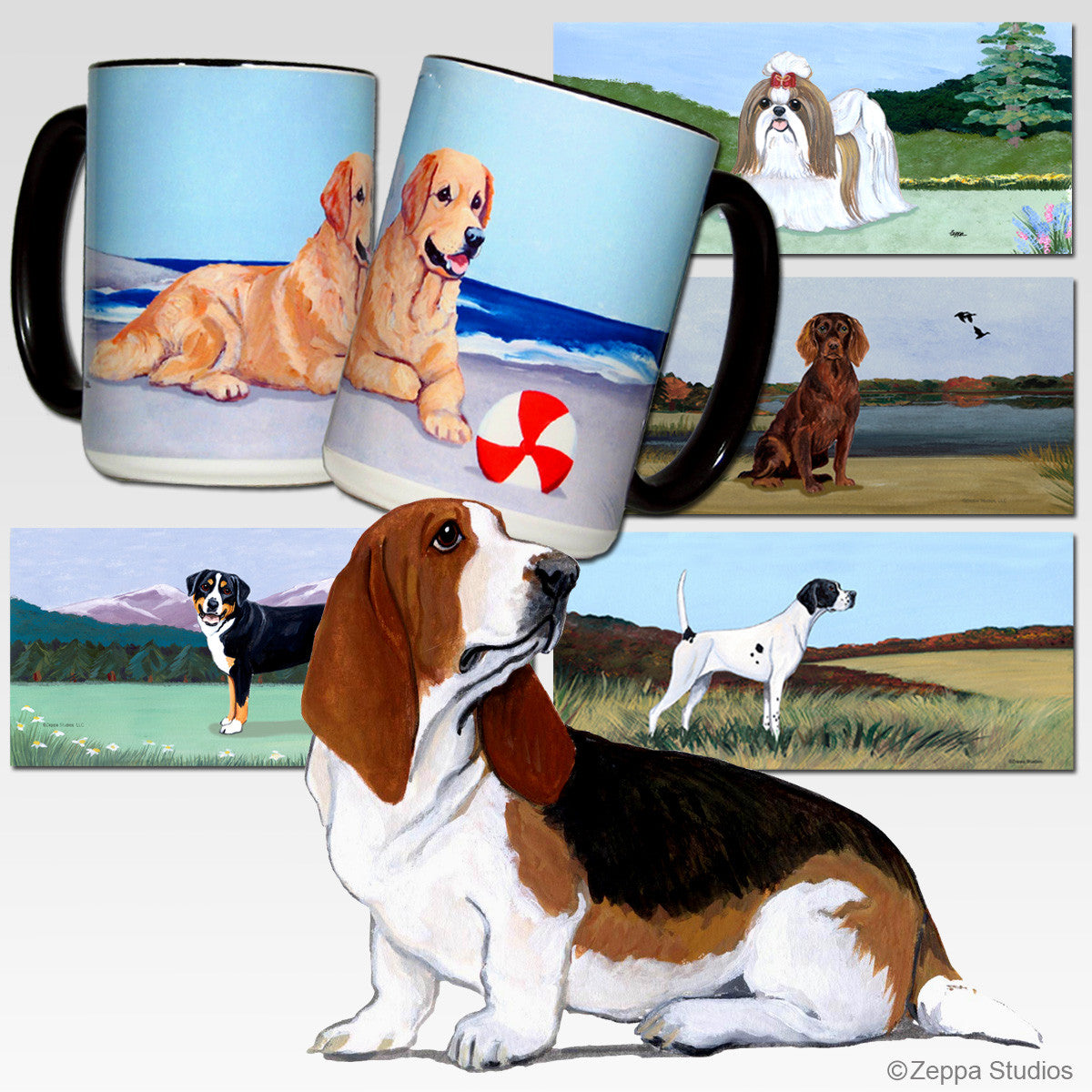 Basset Hound Cutting Board