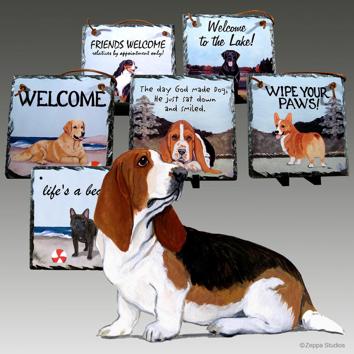 Basset HoundSlate Signs