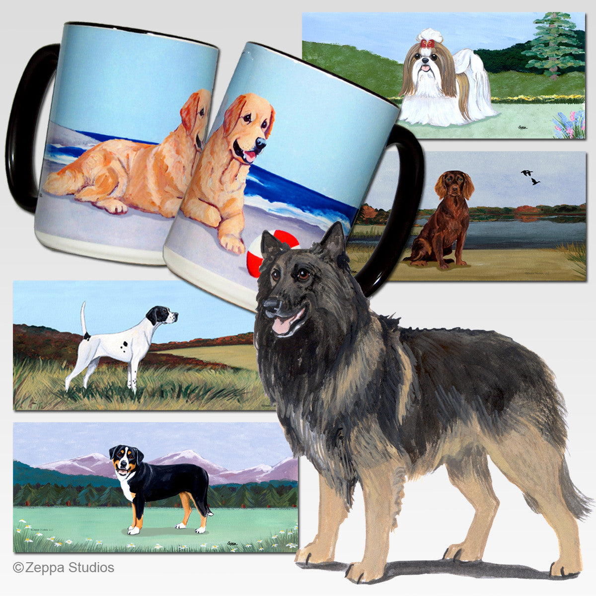 Belgian Tervuren Scenic Mug