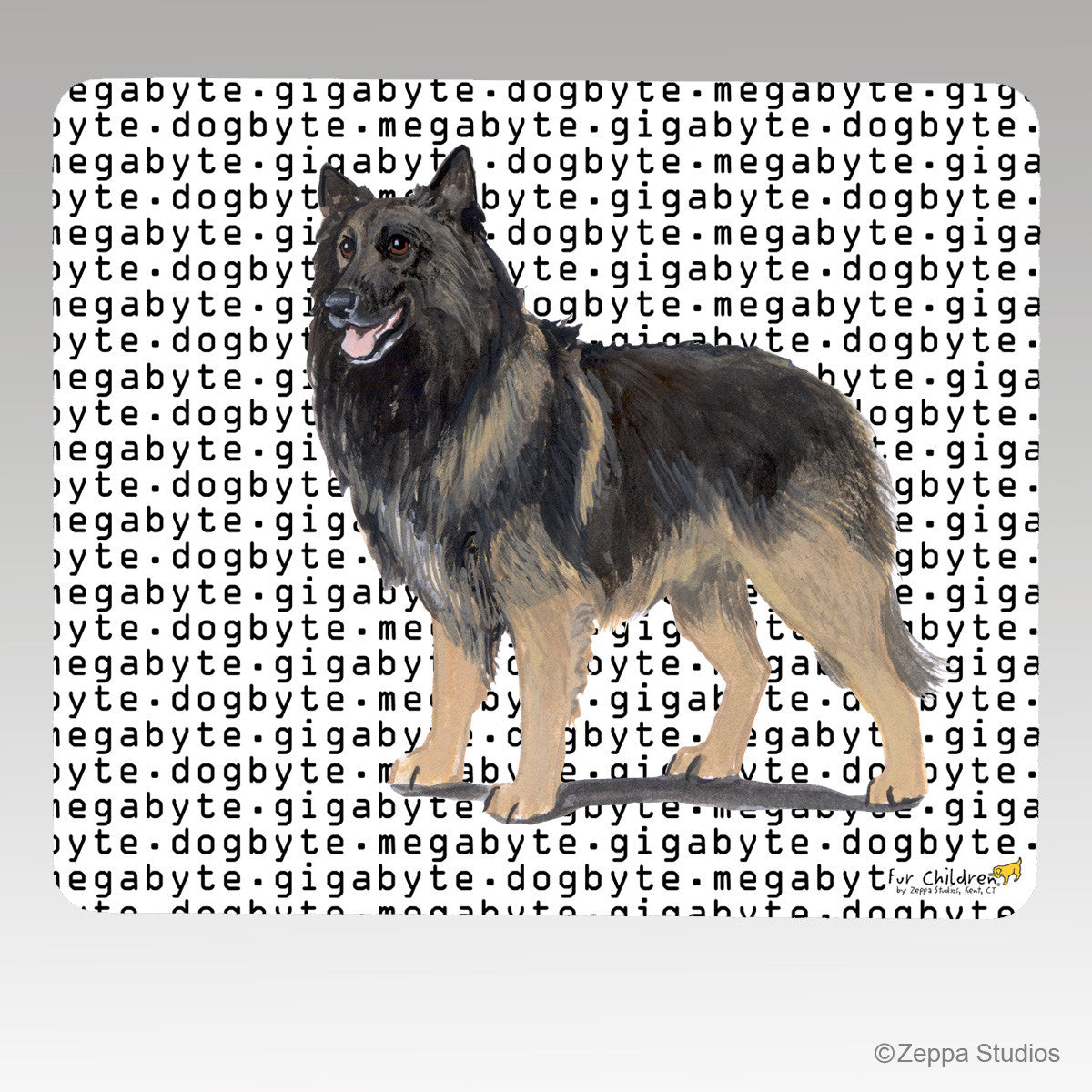 Belgian Tervuren Megabyte Mouse Pad