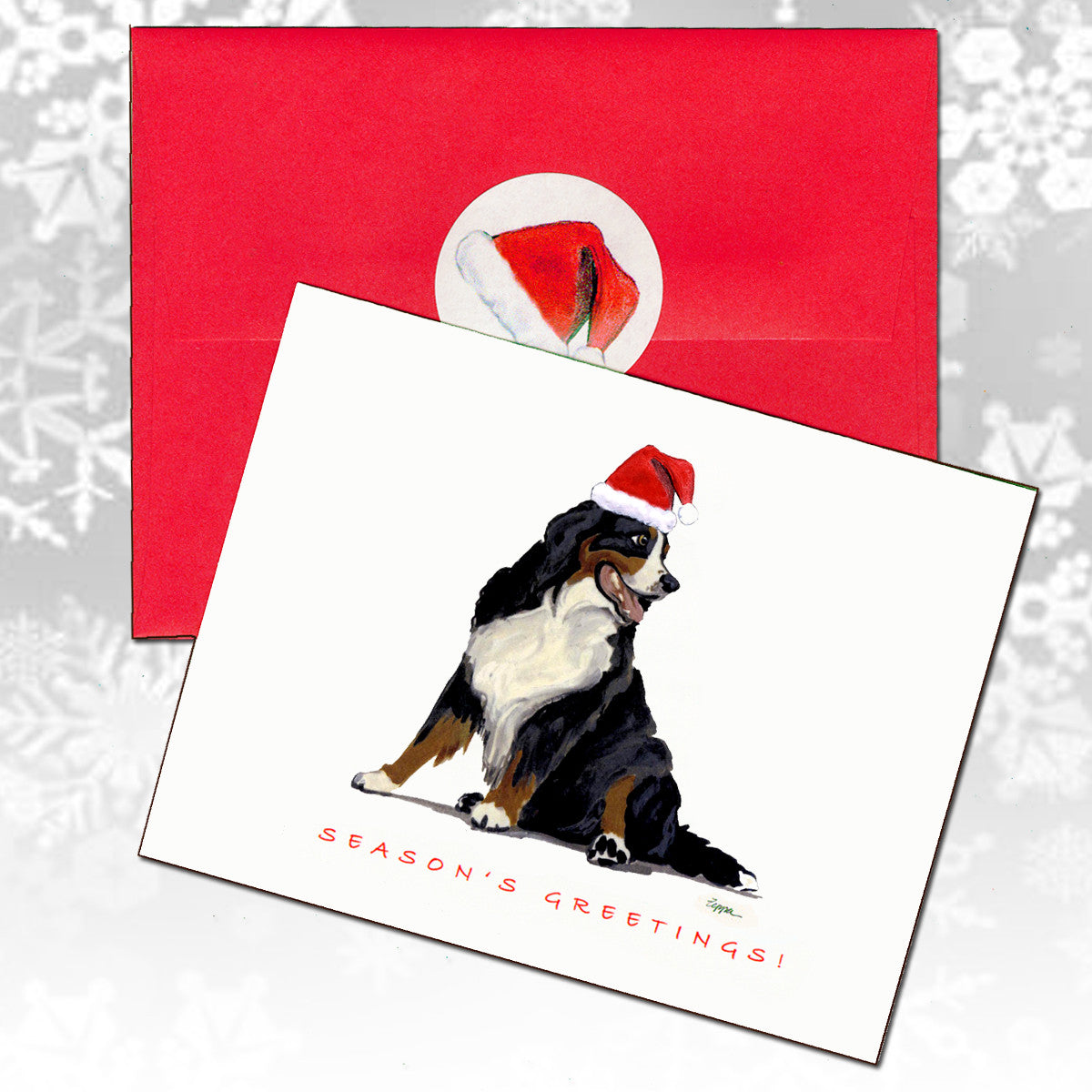 Bernese Mountain Dog Christmas Cards