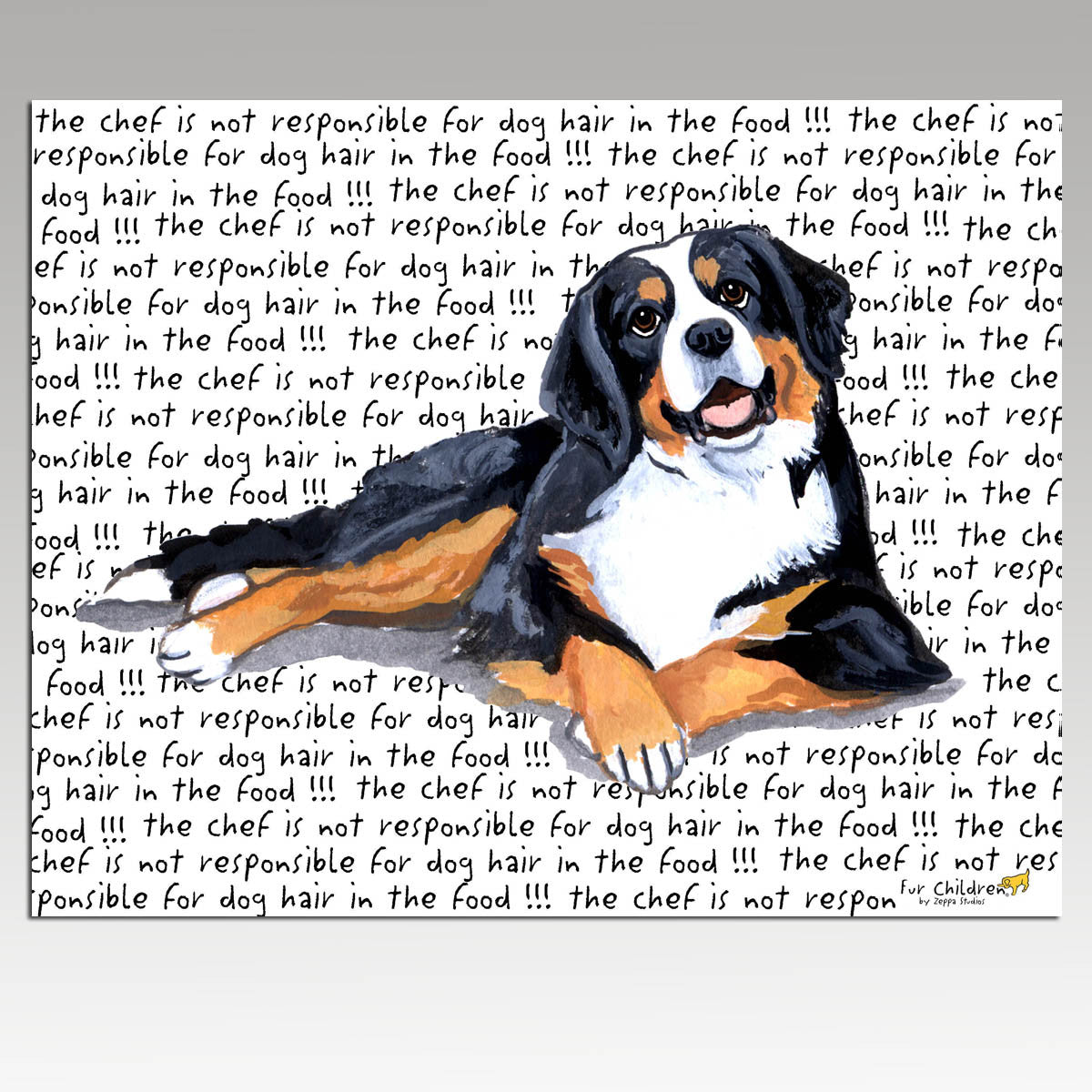 Bernese Mountain Dog Cutting Board