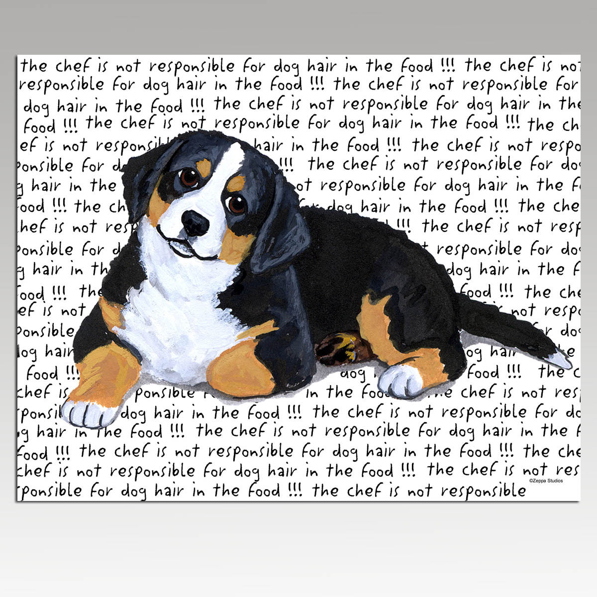 Bernese Mtn Dog Puppy Cutting Board