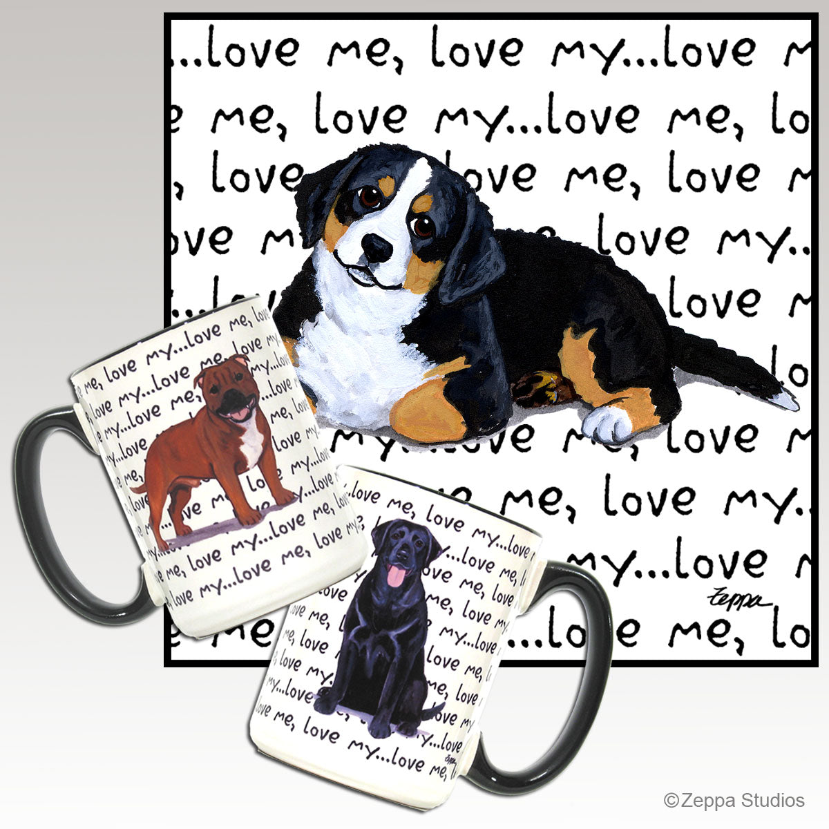 Bernese Mtn Dog Puppy Love Me Mug