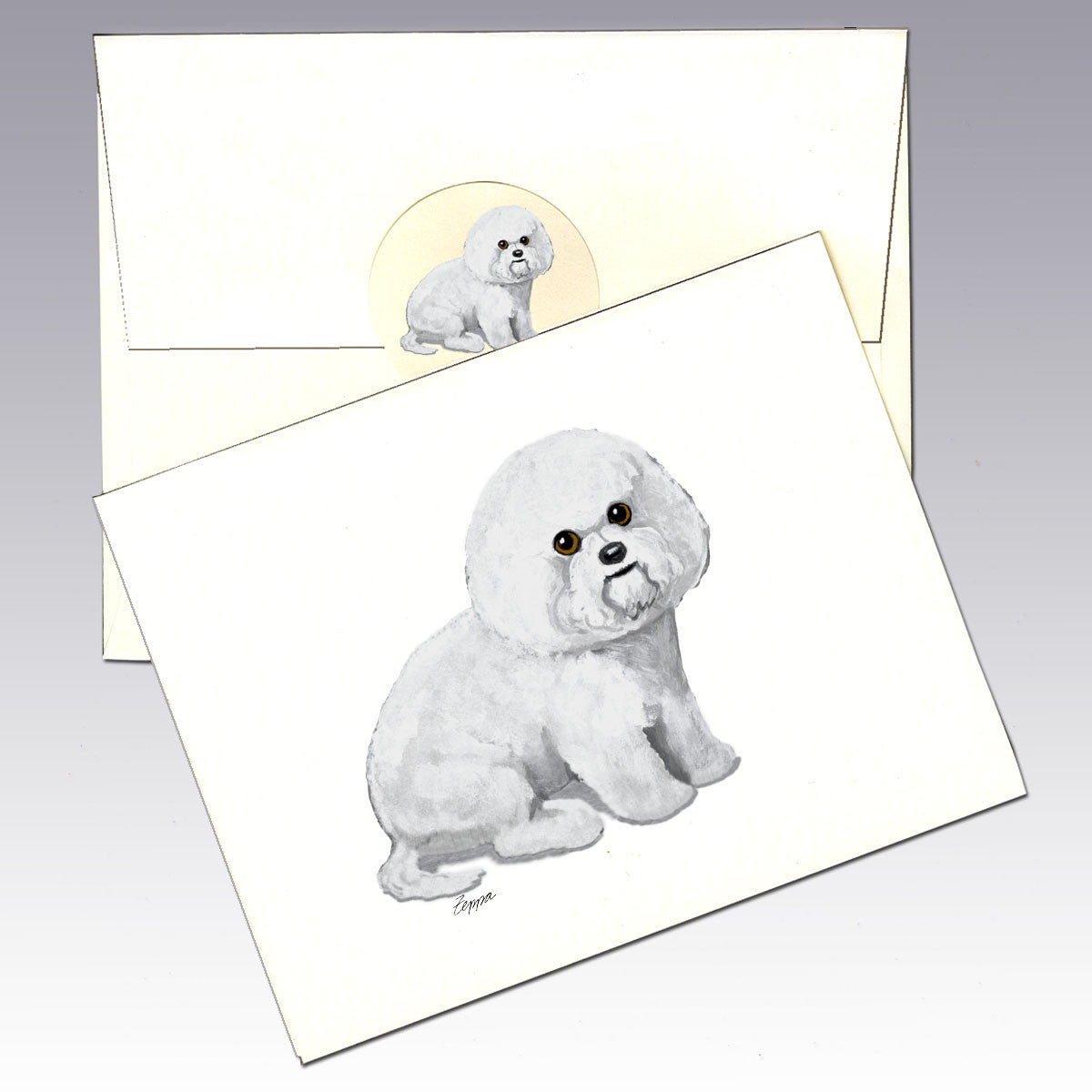 Bichon Frise Note Cards