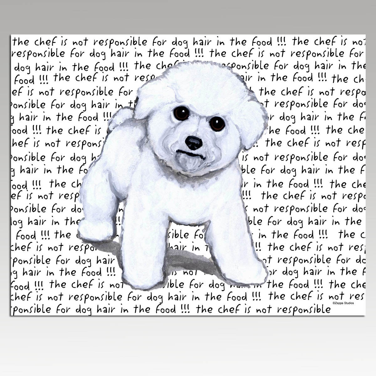 Bichon Pup Cutting Board