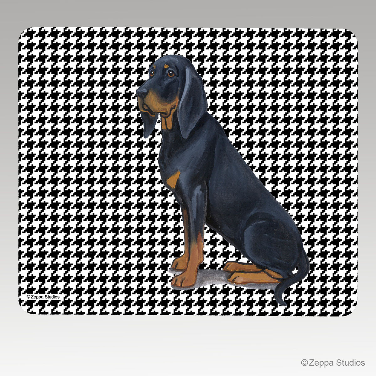 Black N Tan Coonhound Terrier Mouse Pad