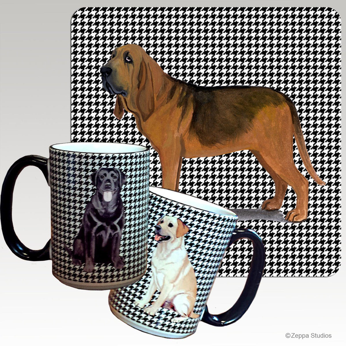 Bloodhound Houndzstooth Mug