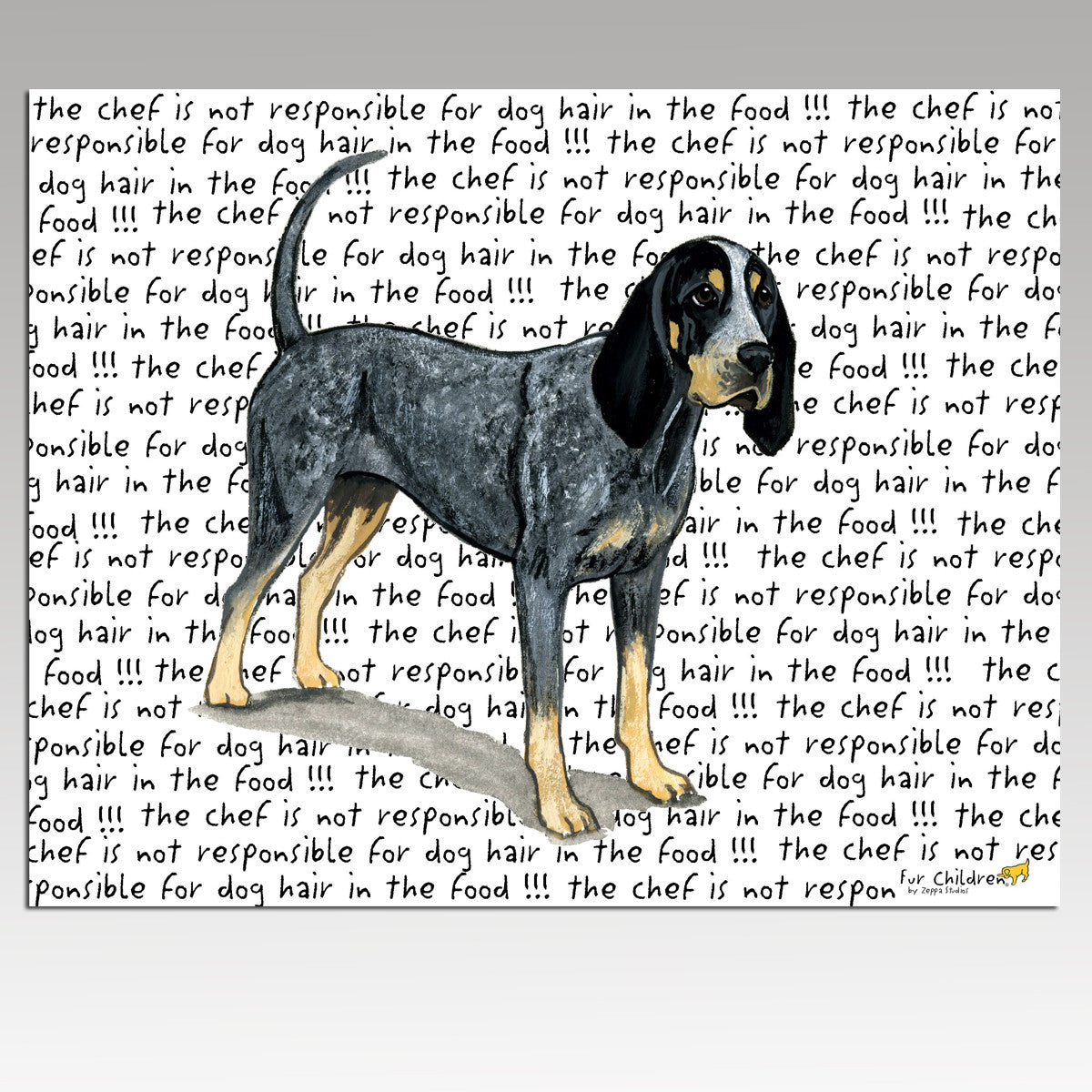 Bluetick Coonhound Cutting Board