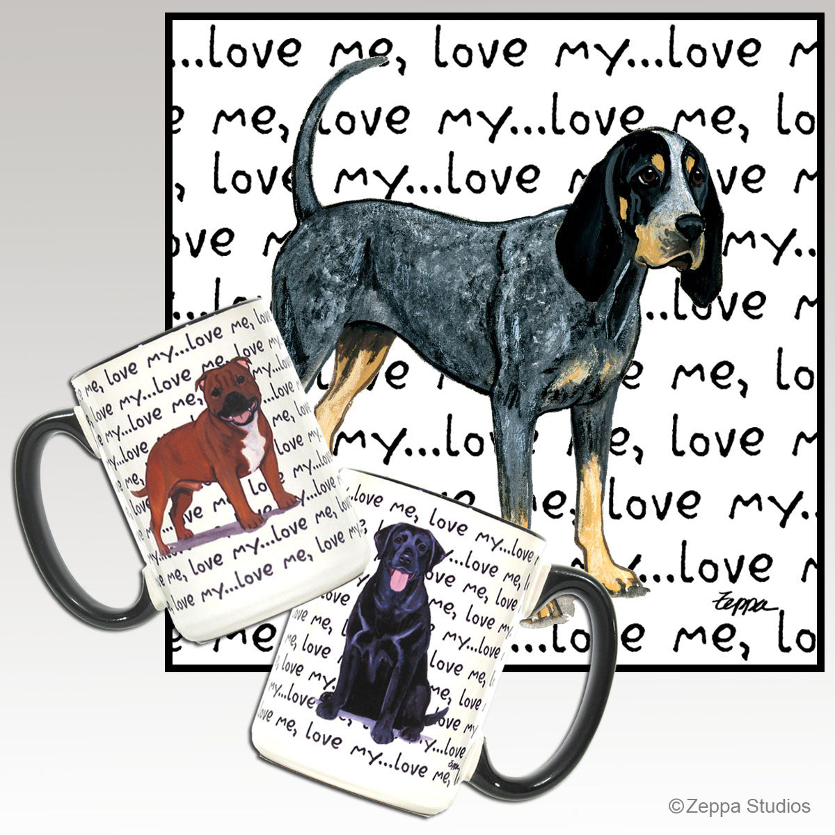 Bluetick Coonhound Love Me Mug