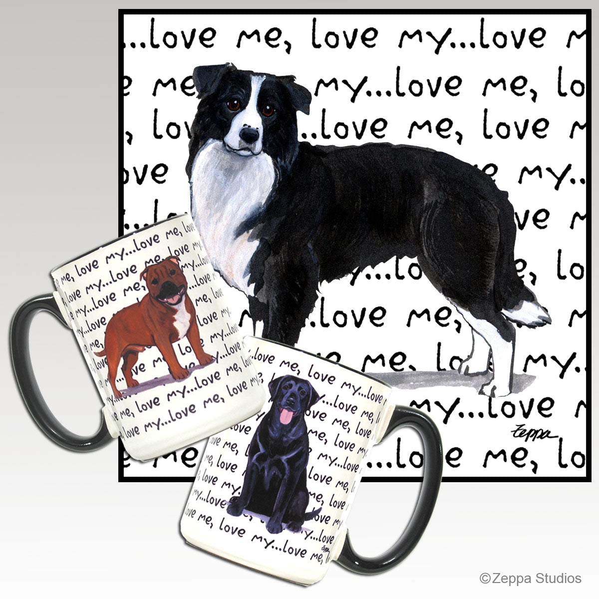 Border Collie Love Me Mug
