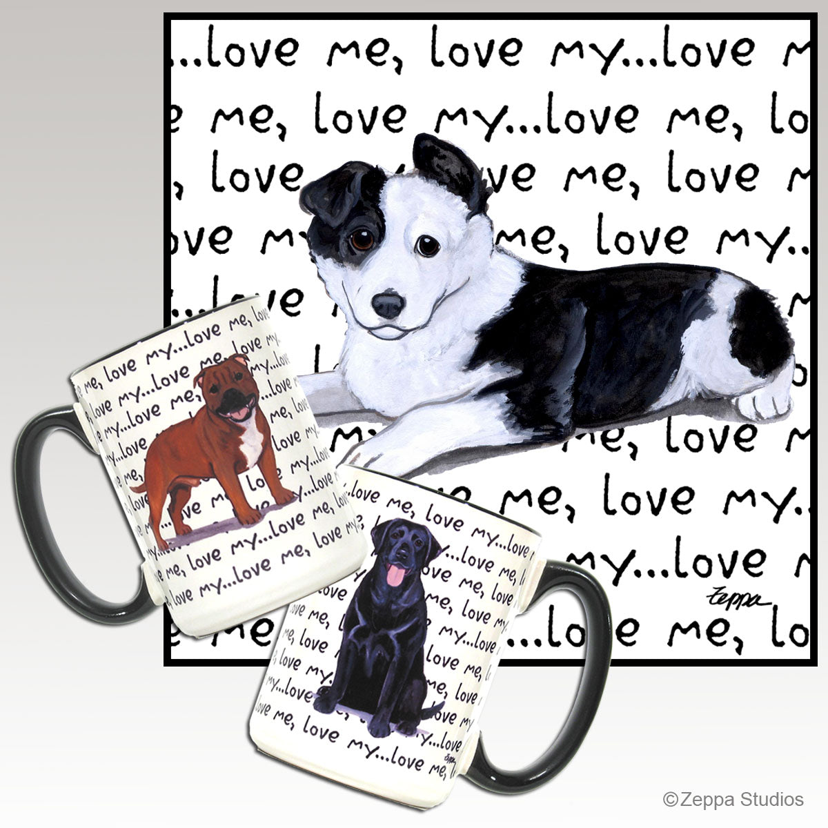 Border Collie Love Me Mug