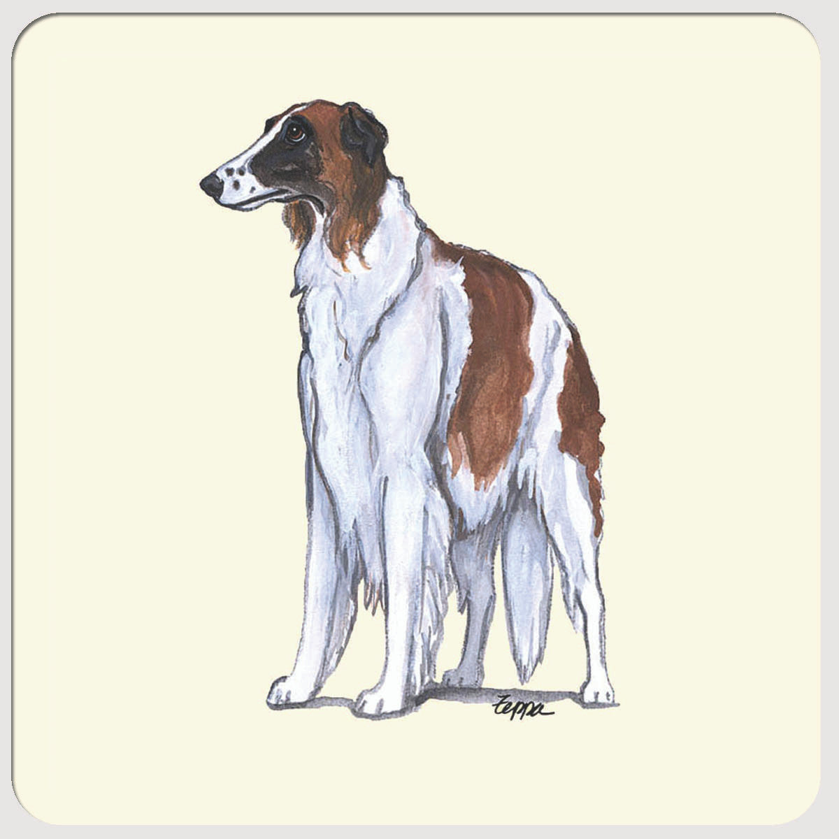 Borzoi Beverage Coasters