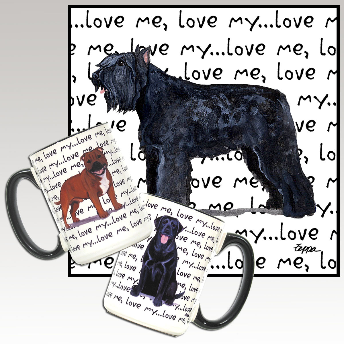 Bouvier Love Me Mug