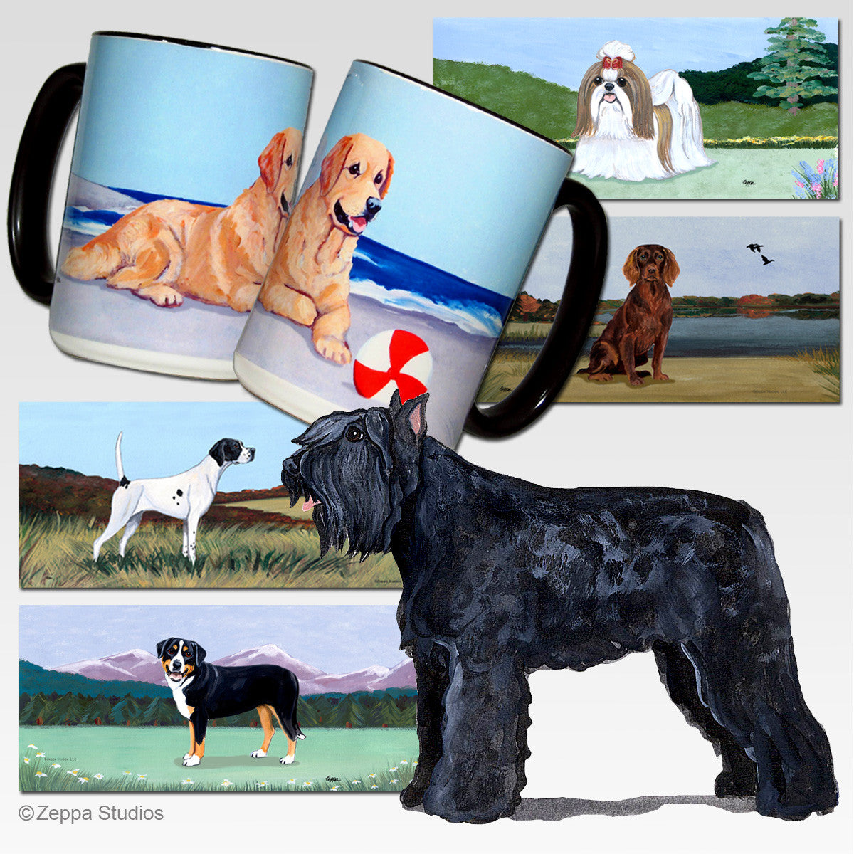 Bouvier Scenic Mug