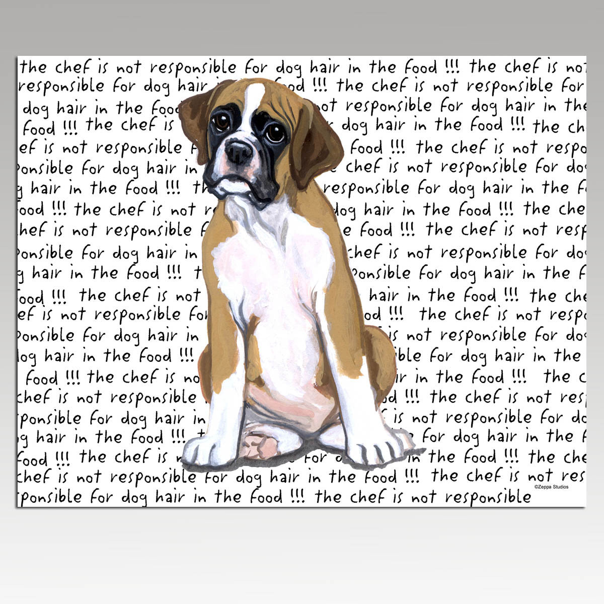 Boxer Puppy Cutting Board