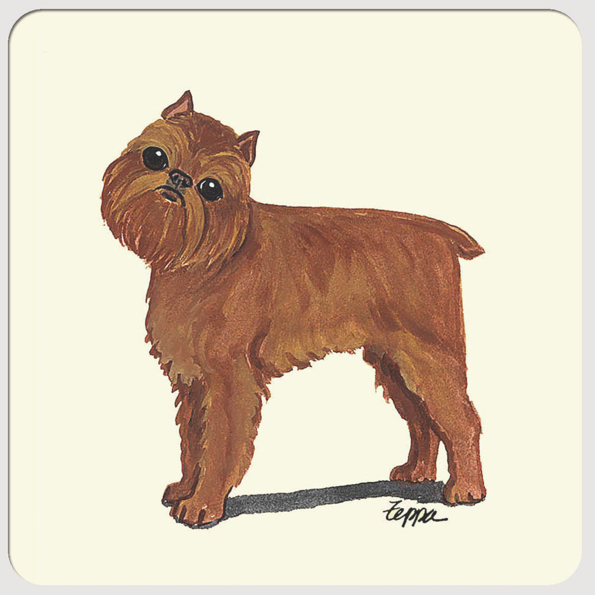 Brussels Griffon Beverage Coasters