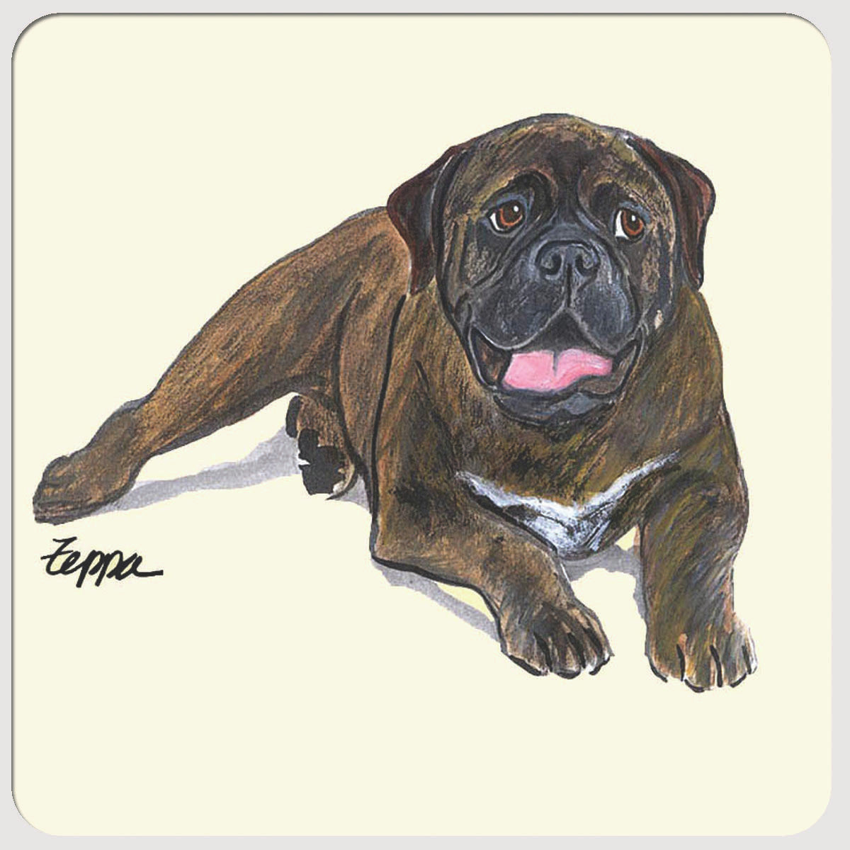 Bull Mastiff Beverage Coasters