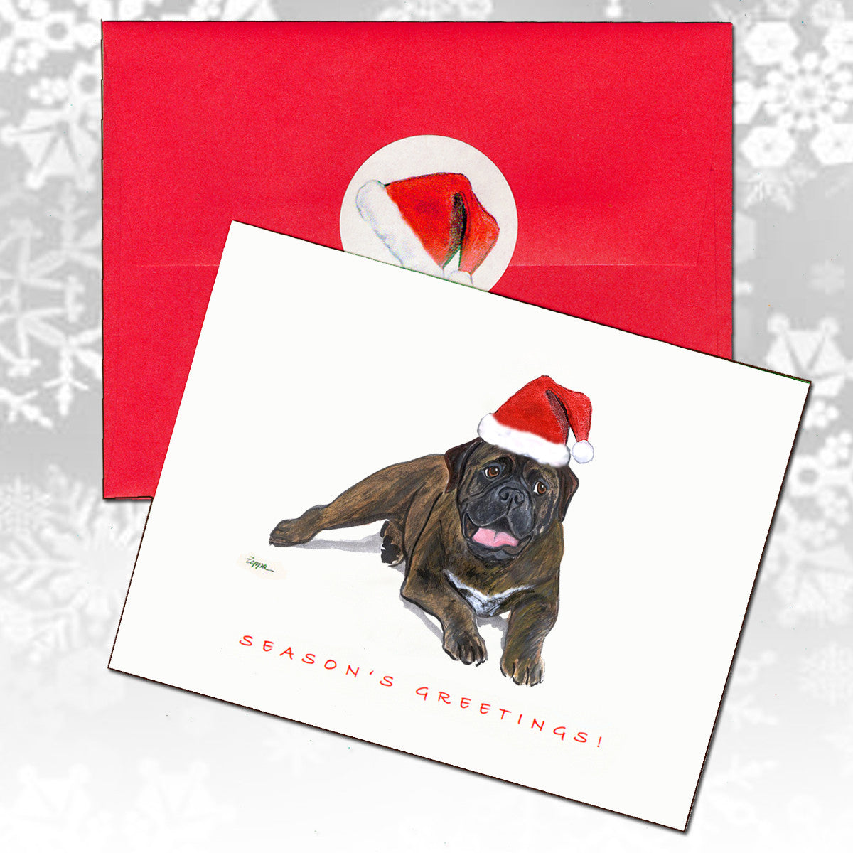 Bullmastiff Christmas Cards