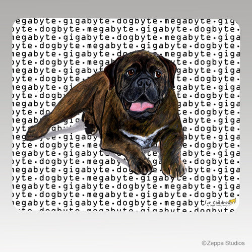 Bullmastiff Megabyte Mouse Pad