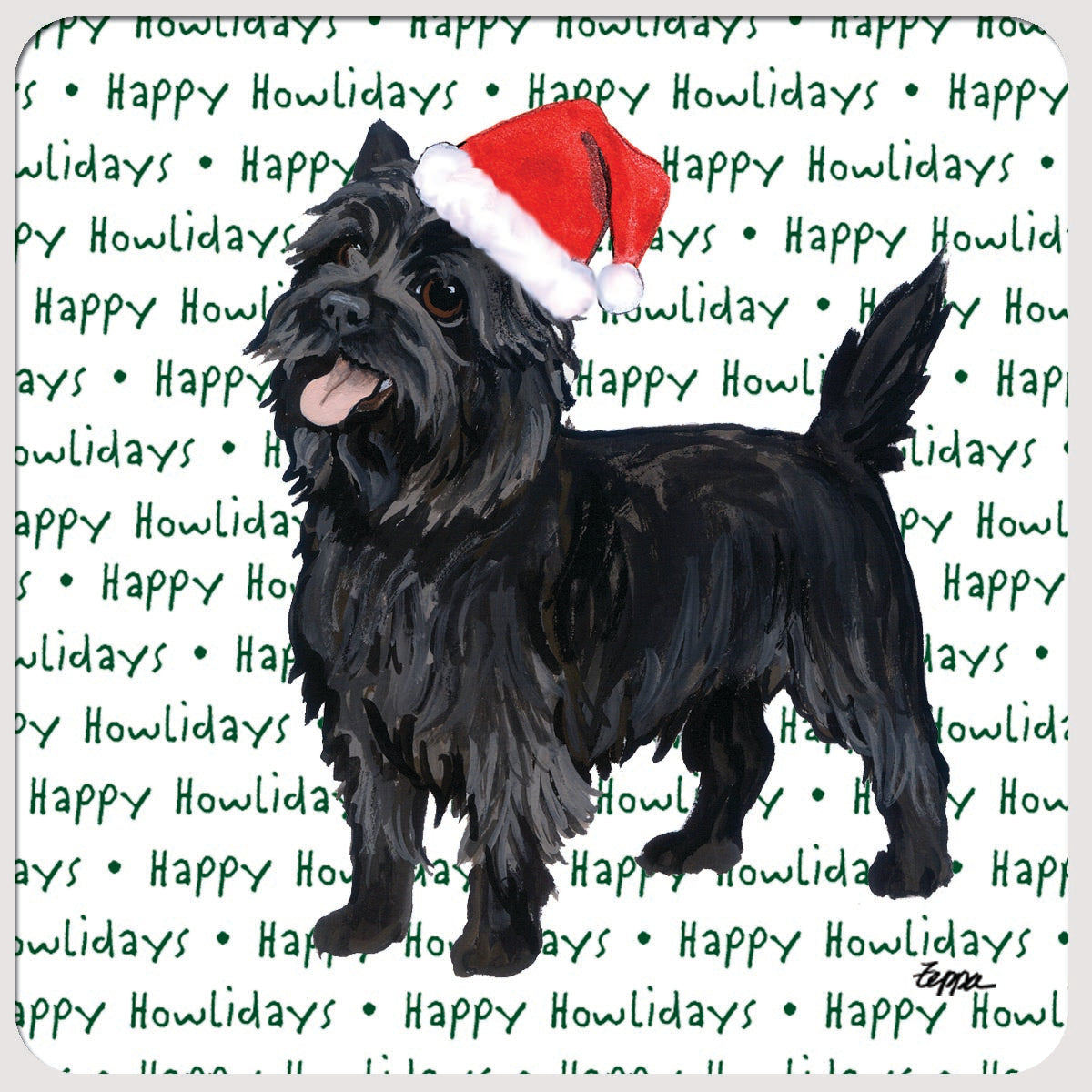 Cairn Terrier Christmas Coasters
