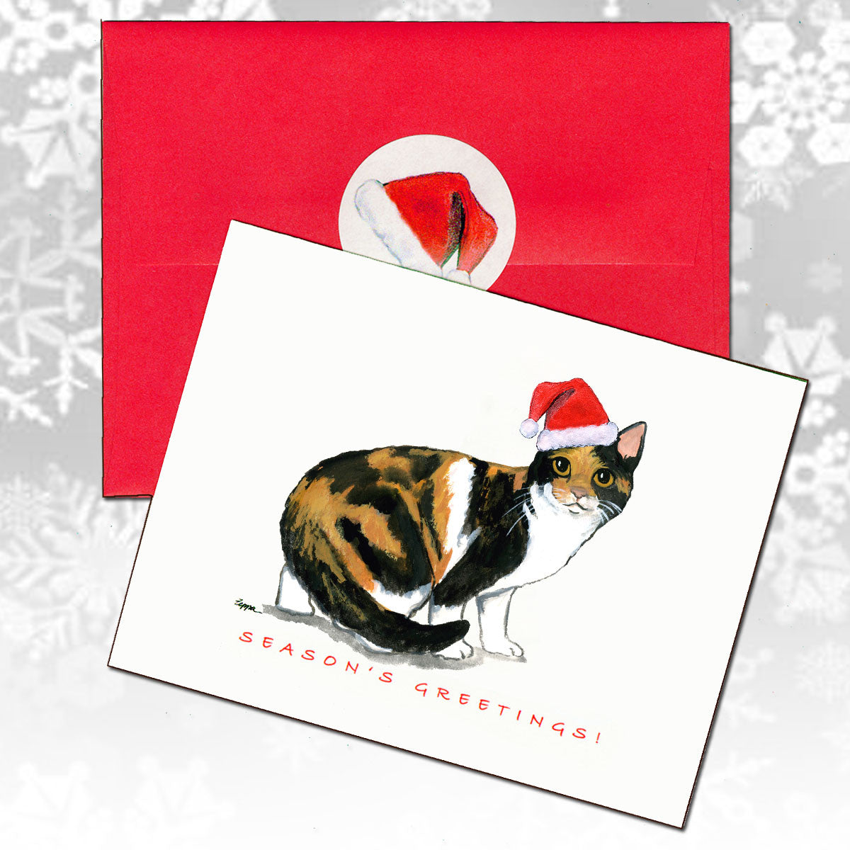 Calico Cat Christmas Cards