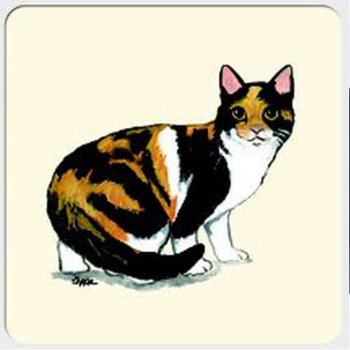 Calico Cat Beverage Coasters