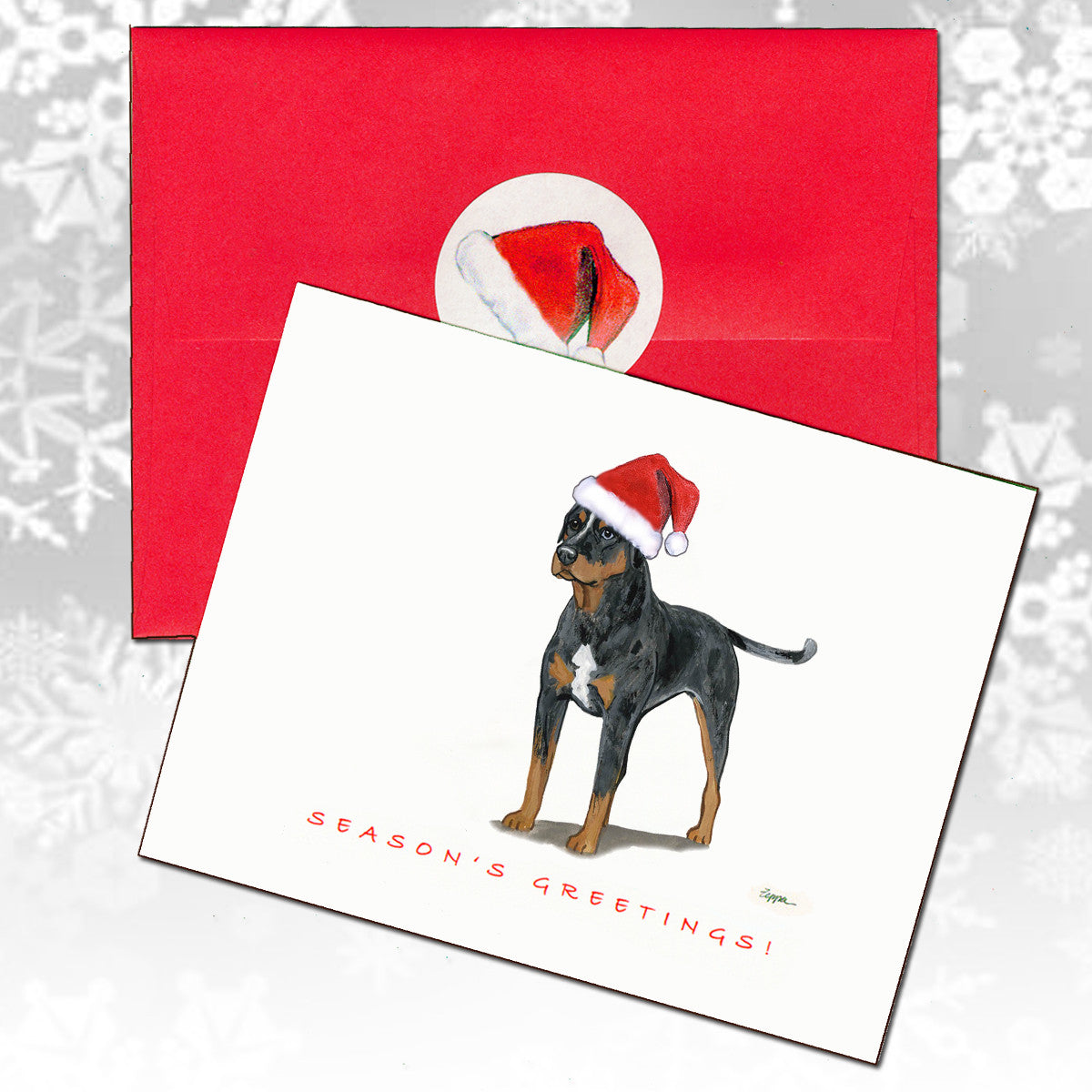 Catahoula Leopard Dog Christmas cards