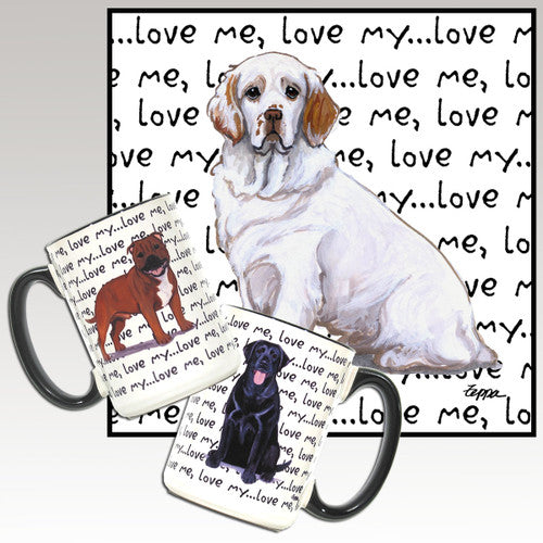 Clumber Spaniel Love Me Mug