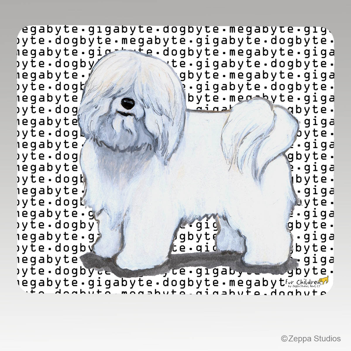 Coton du Tulear Megabyte Mouse Pad