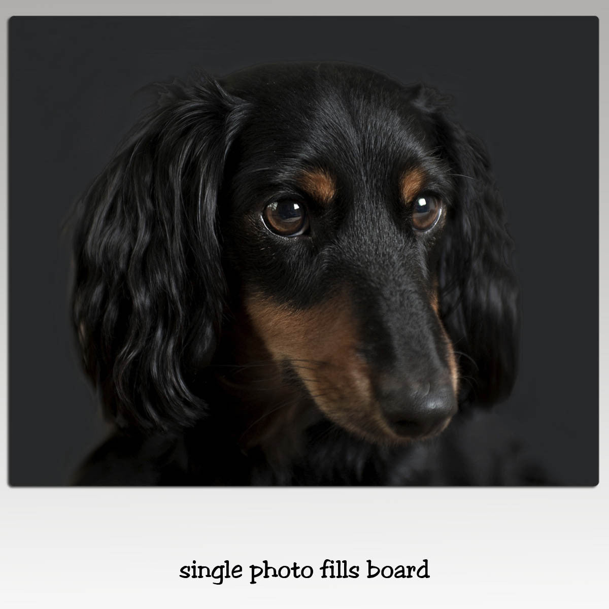 Custom Cutting Board - image fills board.