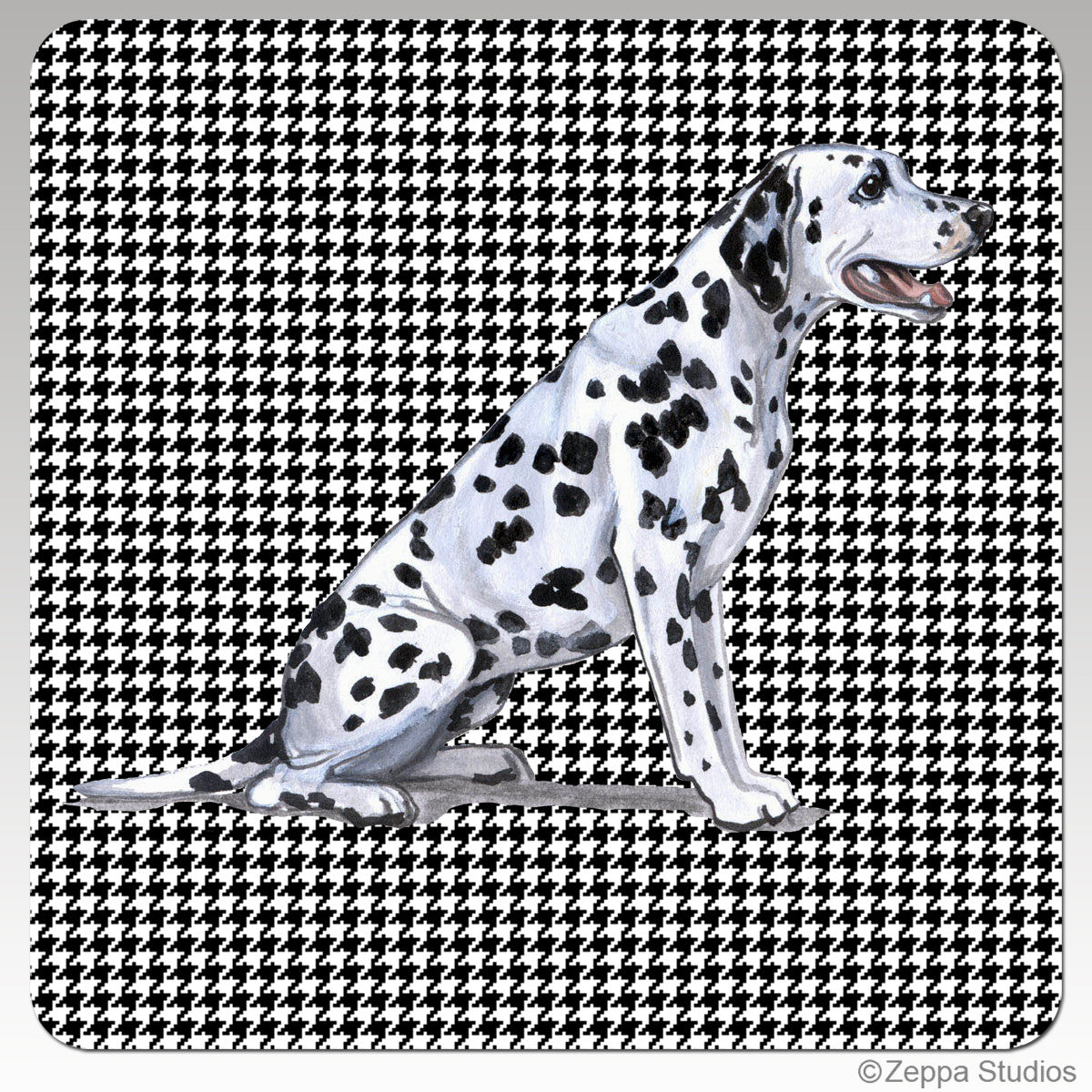 Dalmatian Houndzstooth Coasters