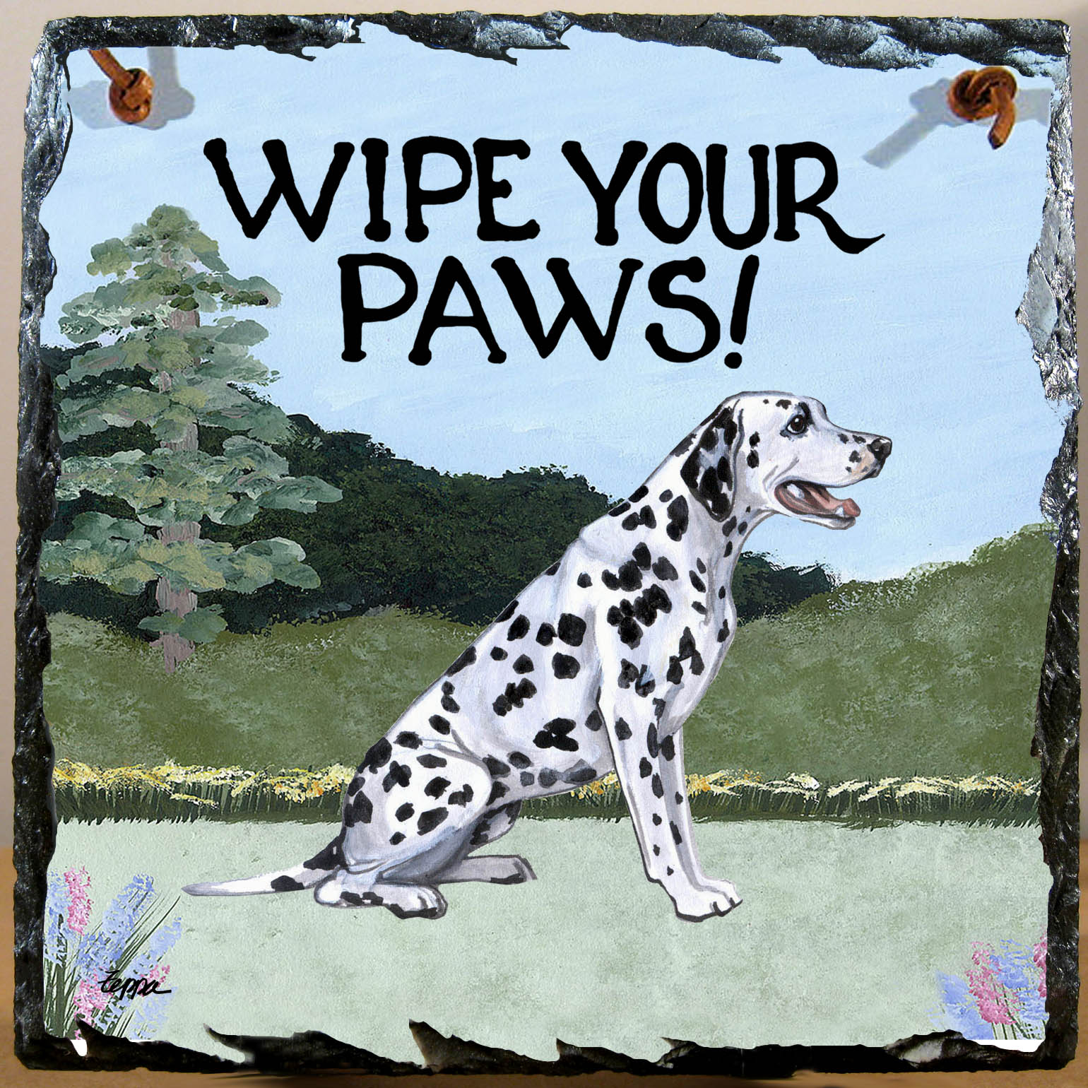 Dalmatian Slate Signs