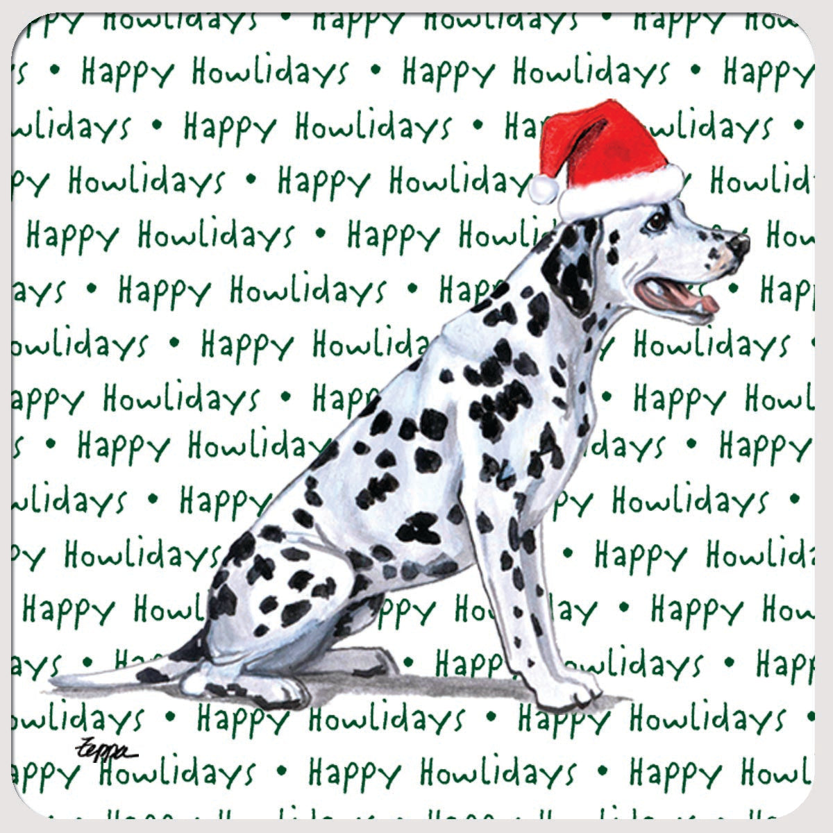 Dalmatian Christmas Coasters