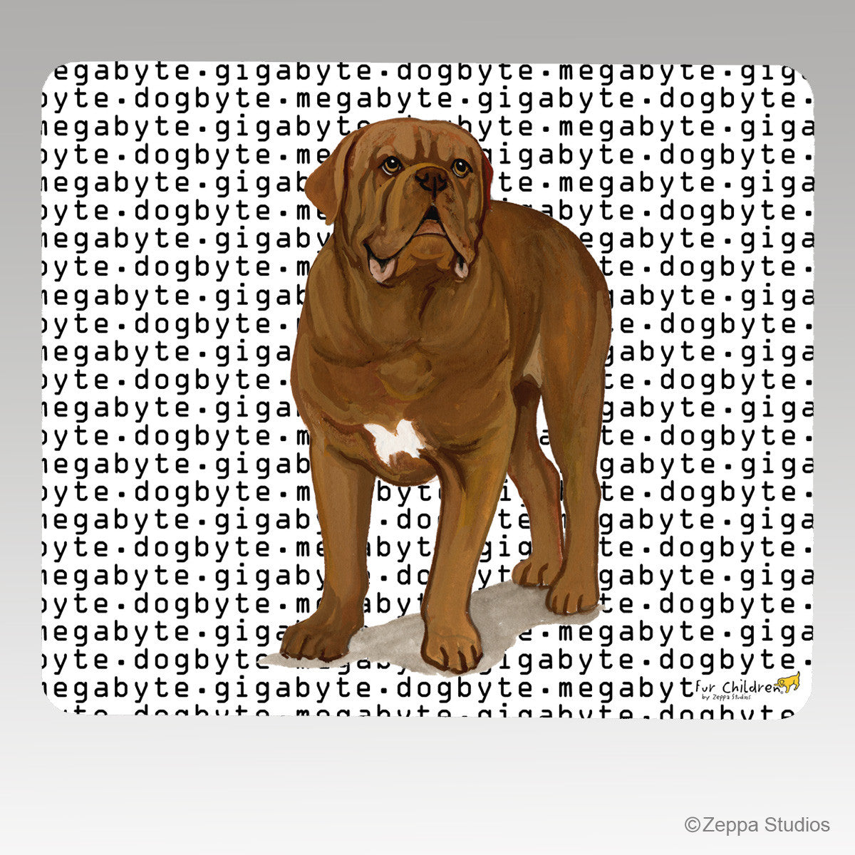 Dogue de Bordeaux Megabyte Mouse Pads