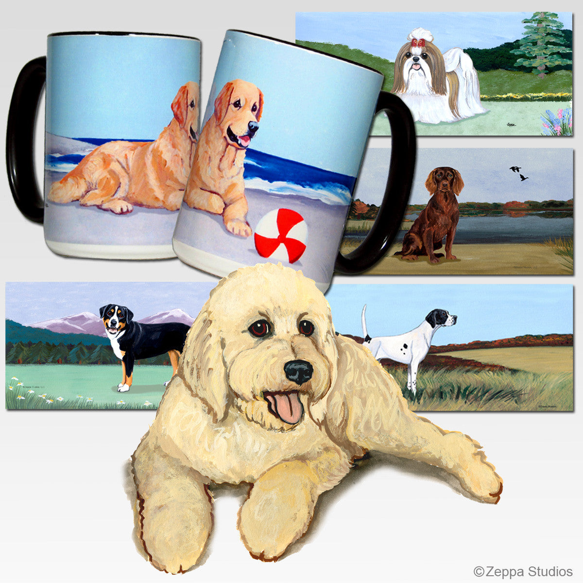 Doodle Scenic Mug