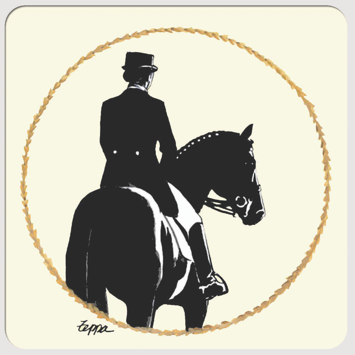 Dressage Beverage Coaster