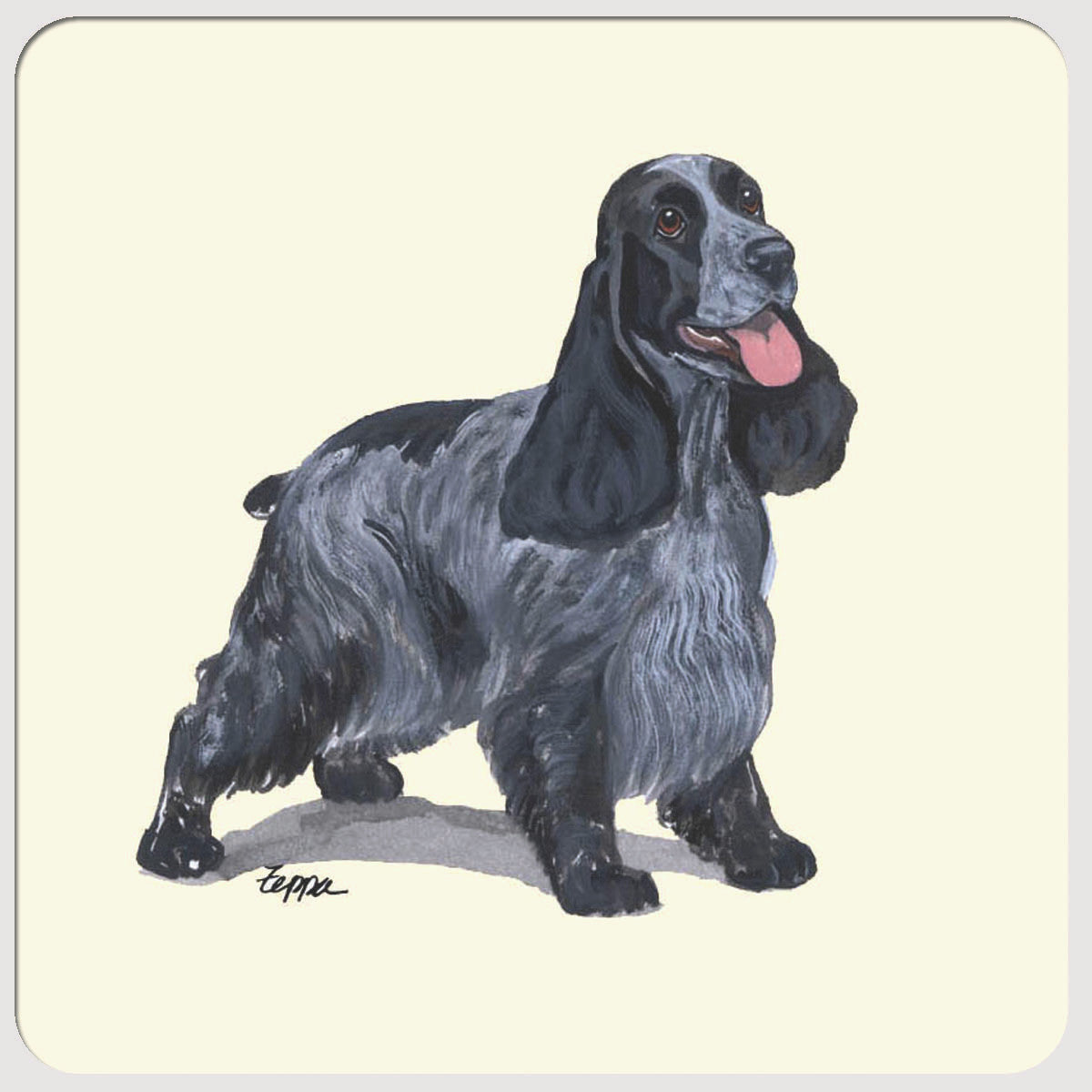 English Cocker Spaniel Beverage Coasters