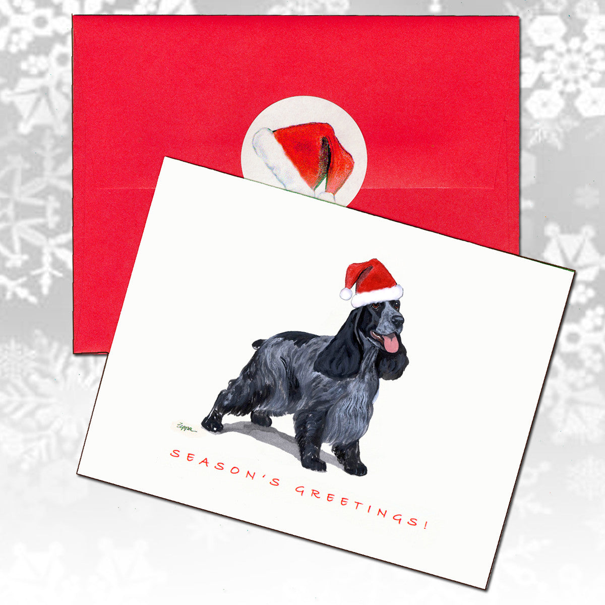 English Cocker Spaniel Christmas Cards