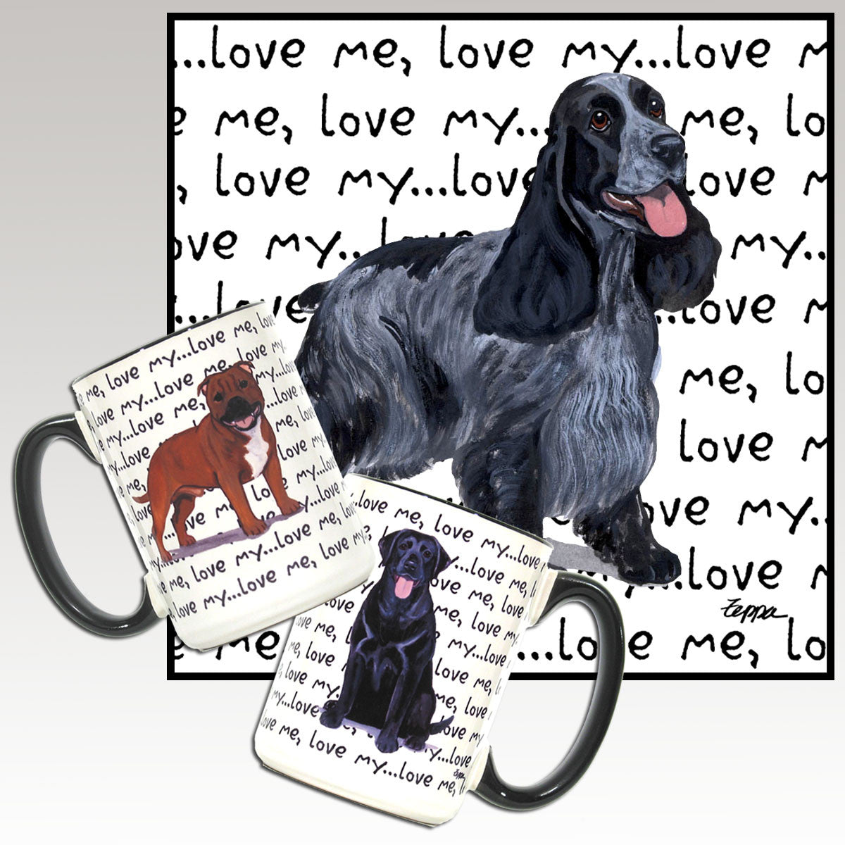 English Cocker Spaniel Love Me Mug