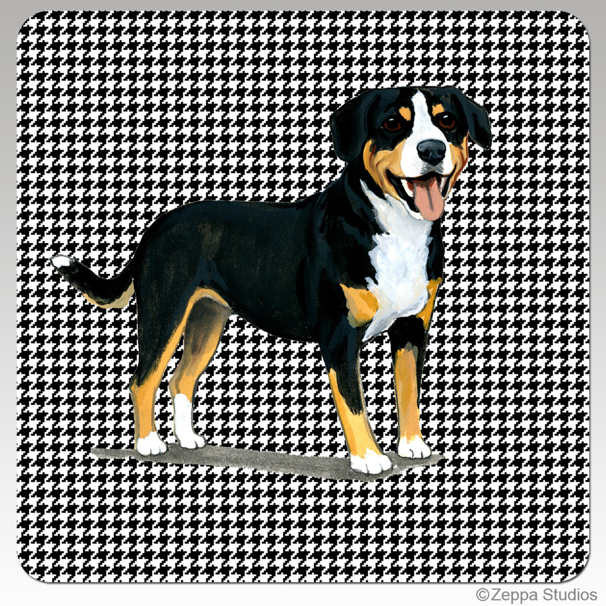 Entelbucher Mtn Dog Houndstooth Coasters