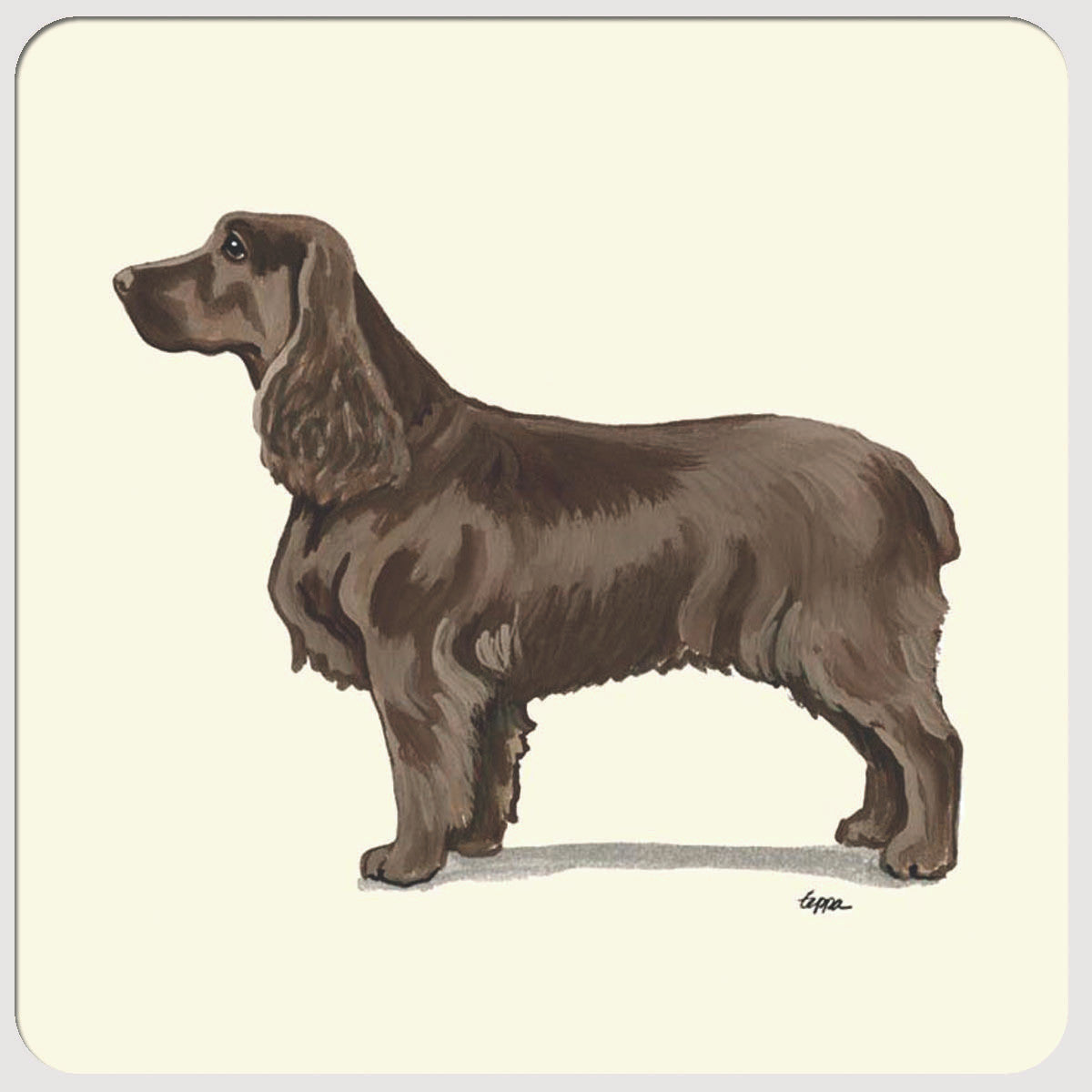 Field Spaniel Beverage Coasters