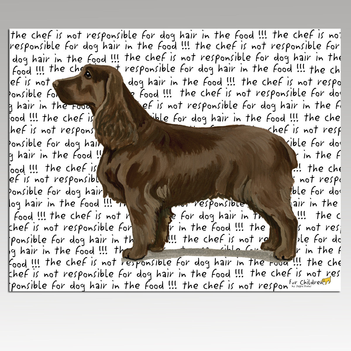 Field Spaniel Cutting Board