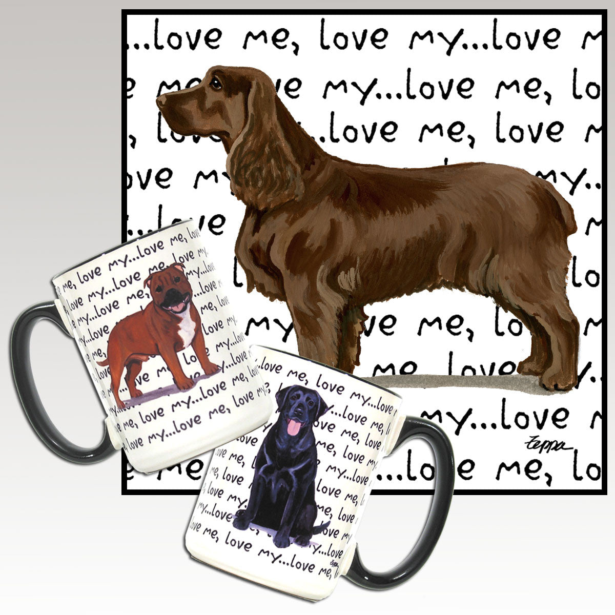 Field Spaniel Love Me Mug