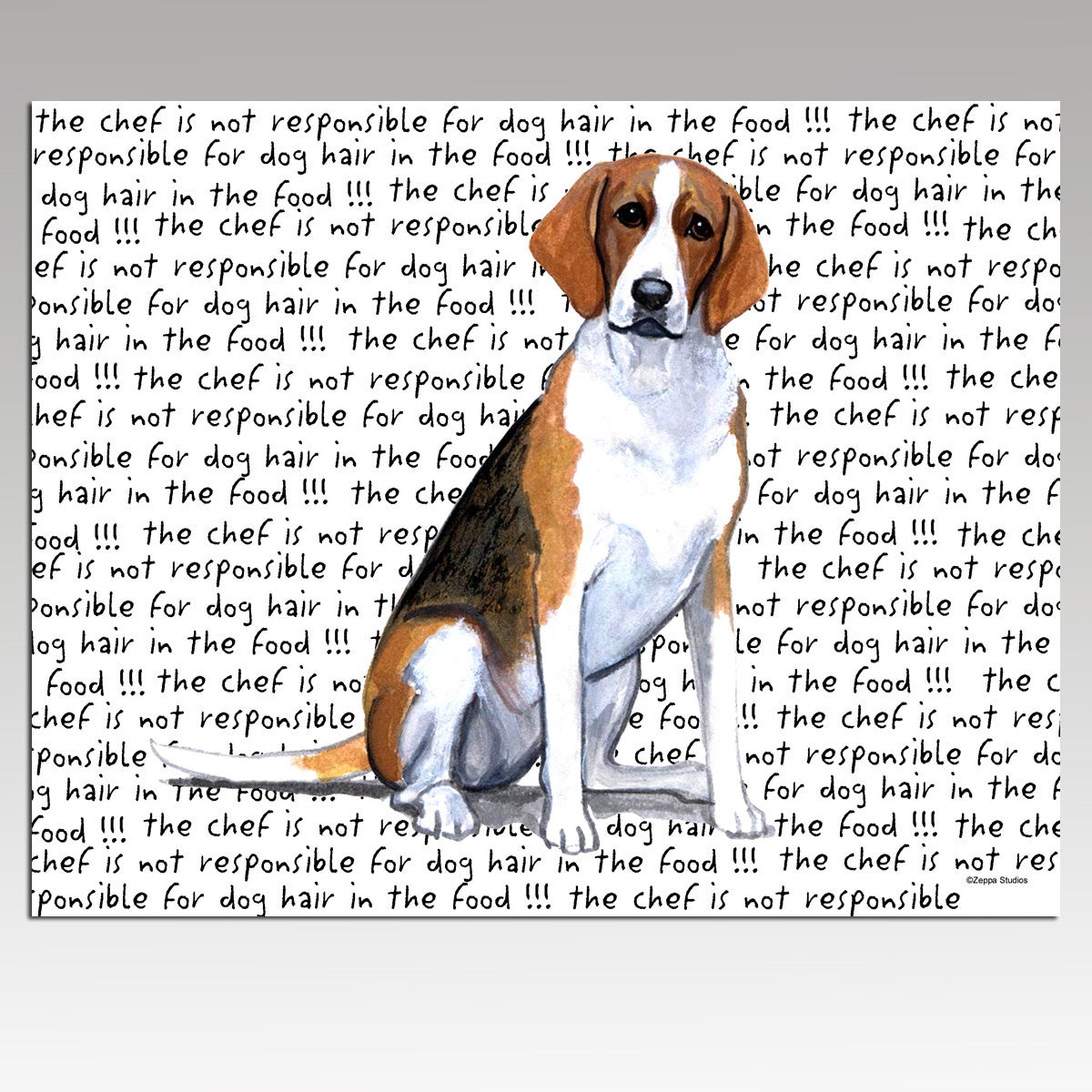 Foxhound Message Cutting Board - Rectangular